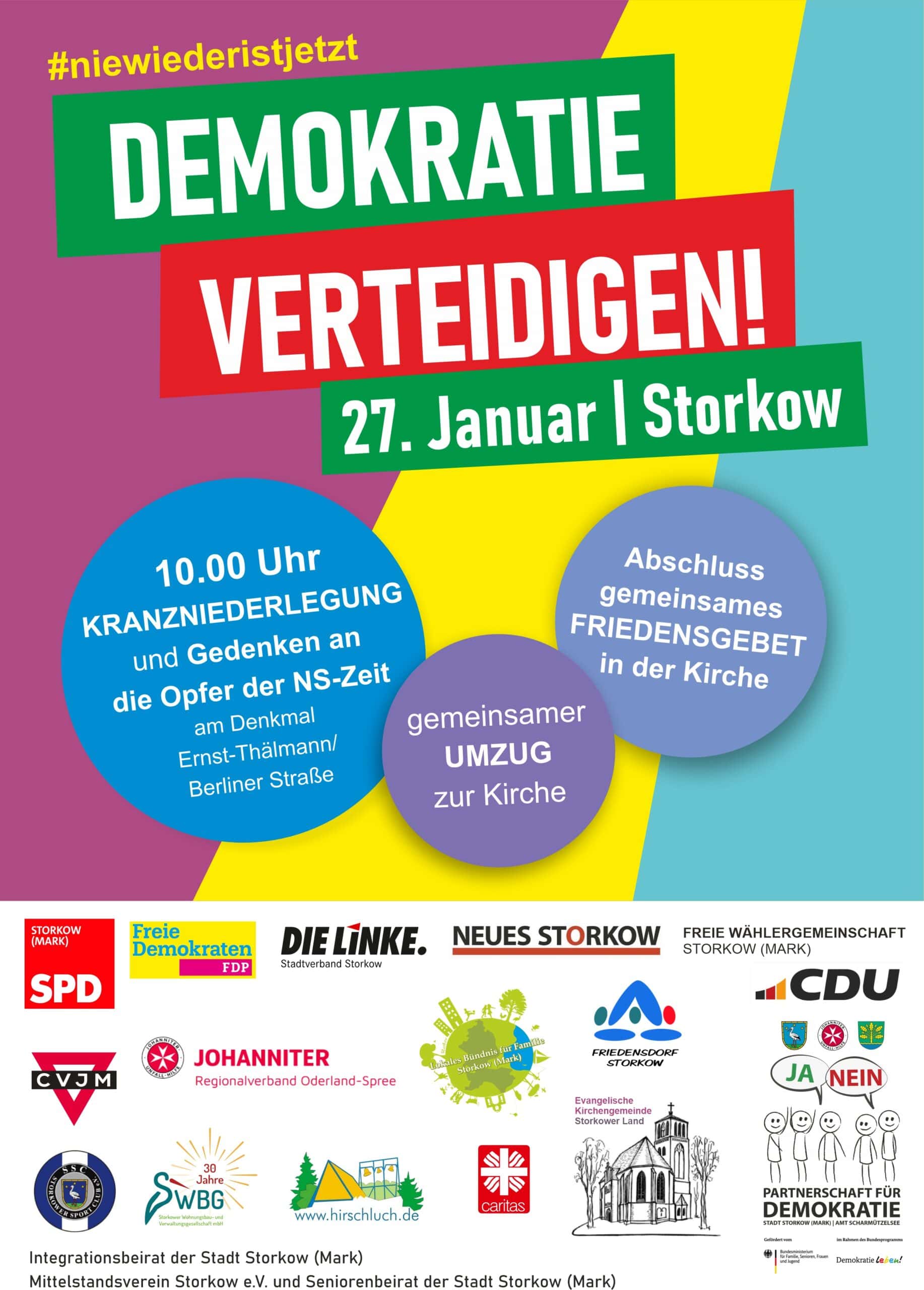 Demo gegen Rechts in Storkow, Brandenburg » Demokratie verteidigen! 27