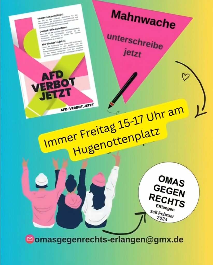Logo des Bündnisses für Vielfalt und Toleranz mit stilisierter Sonne und Regenbogenlinien über dem Schriftzug 'Delbrück bleibt bunt!'