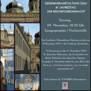 Das Bild zeigt die Kaiserslautern Synagoge, während ihrer Zerstörung im Oktober 1938 und davor